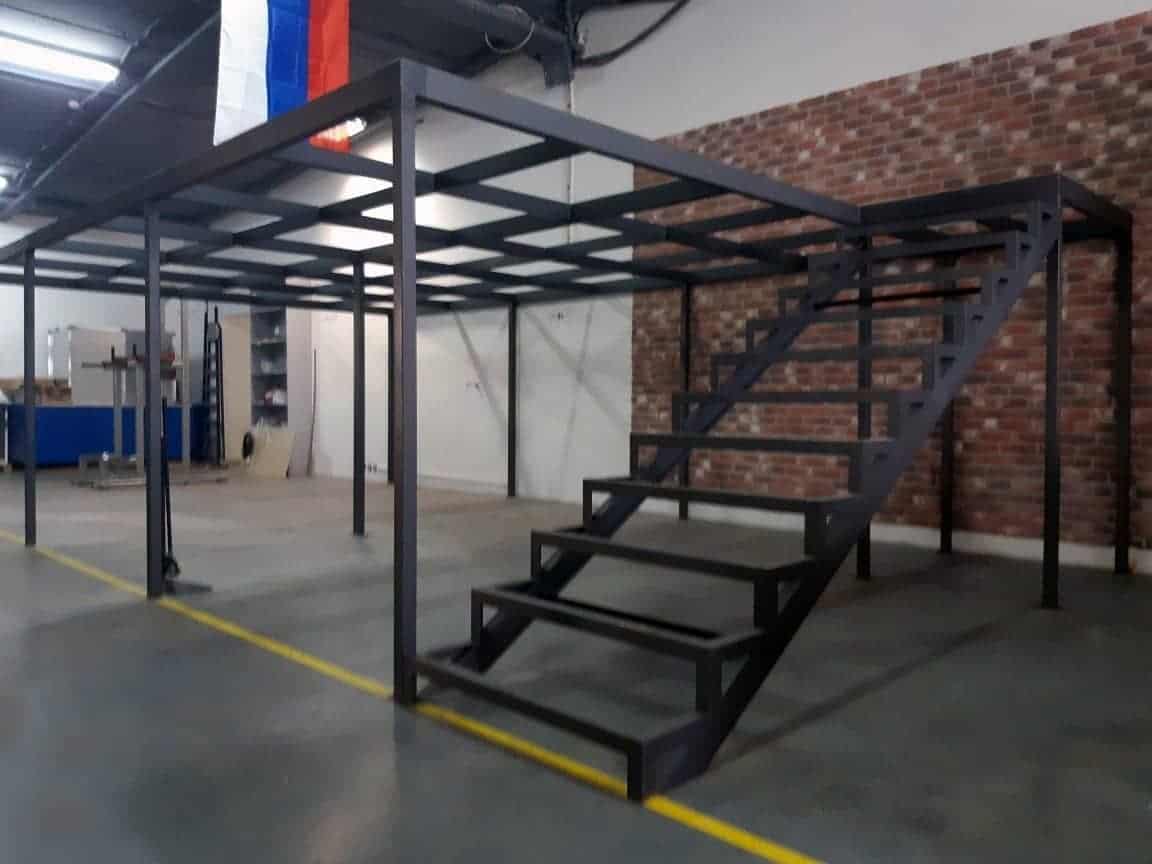 лестницы на открытом каркасе